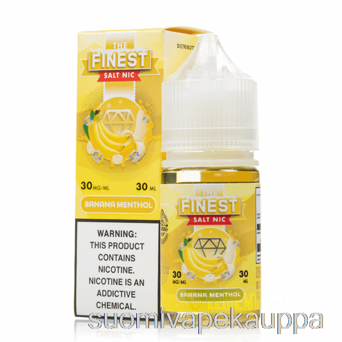 Vape Suomi Banaani Mentoli - Hienoin Suola Nic - 30ml 50mg